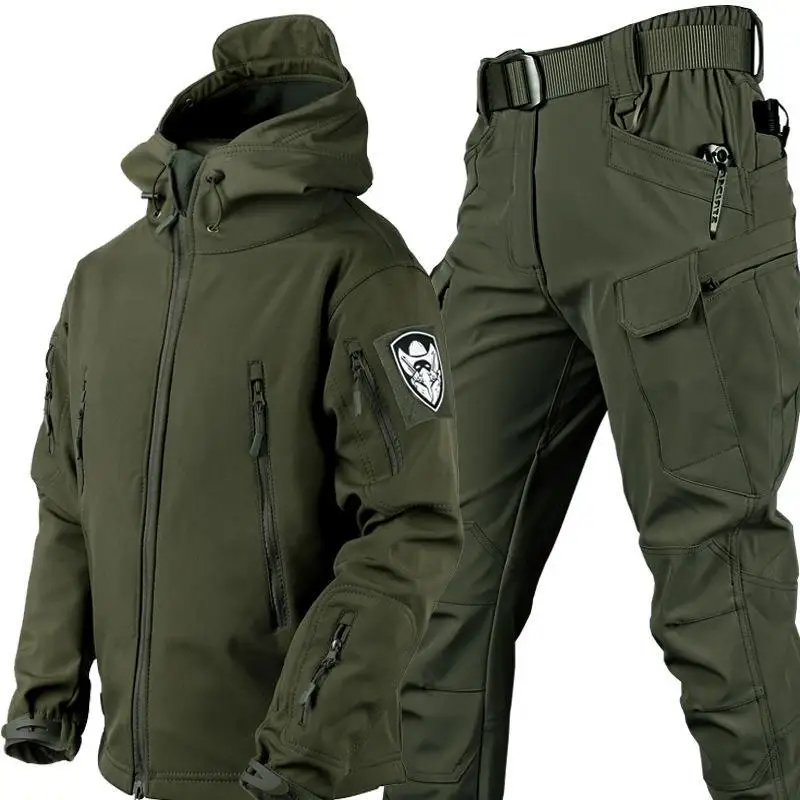 Fishing Jacket Waterproof - Winter Autumn Fleece Warm Waterproof Suit