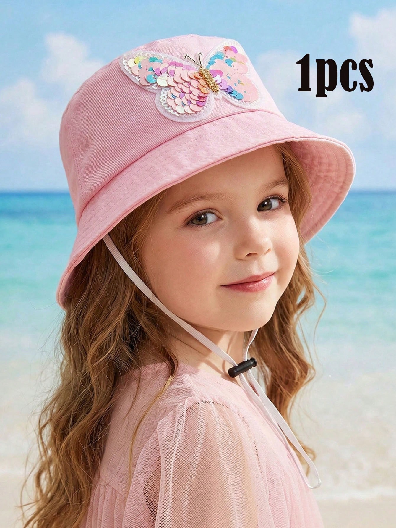 1pcs 3-8Y Girls Sequined Butte – Fishing Hat recenzja i cena