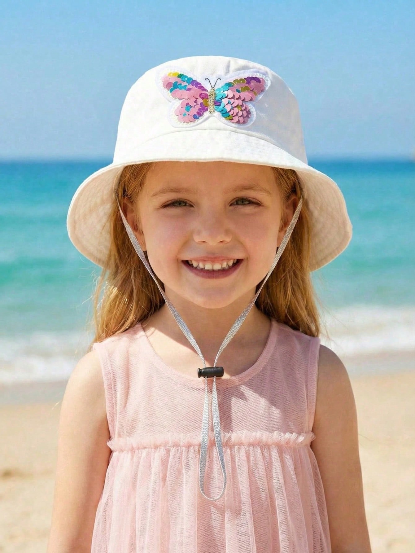 1pcs 3-8Y Girls Sequined Butte – Fishing Hat recenzja i cena