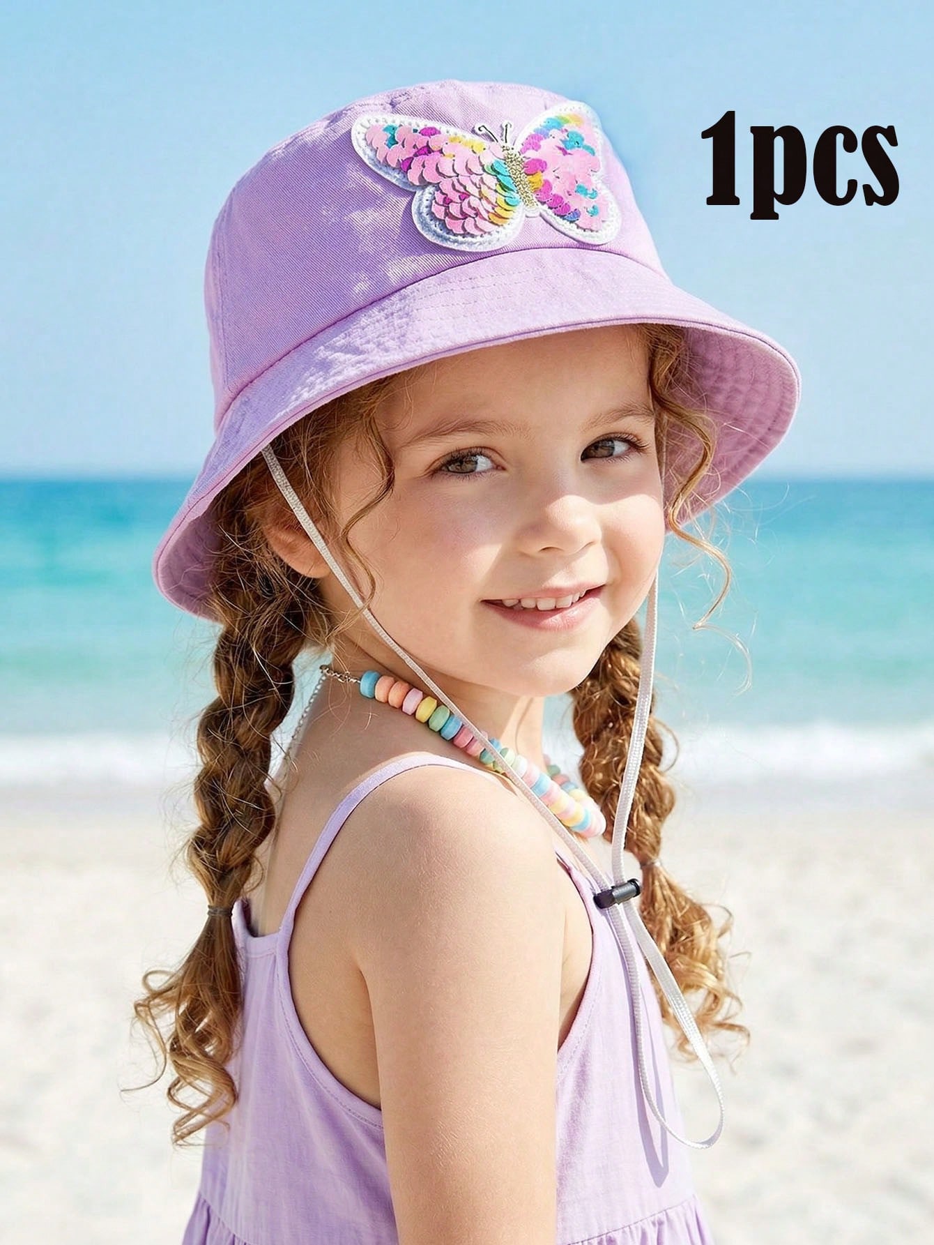 1pcs 3-8Y Girls Sequined Butte – Fishing Hat recenzja i cena