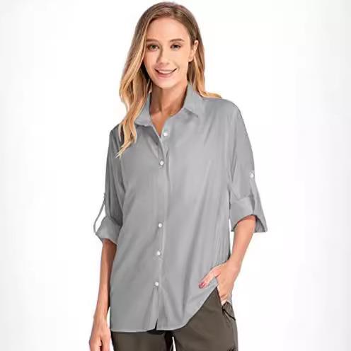 Women's Long Sleeve Sun Protec – Fishing Shirt Uv Protection recenzja i cena