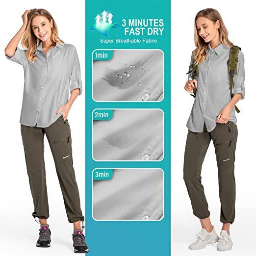 Women's Long Sleeve Sun Protec – Fishing Shirt Uv Protection recenzja i cena