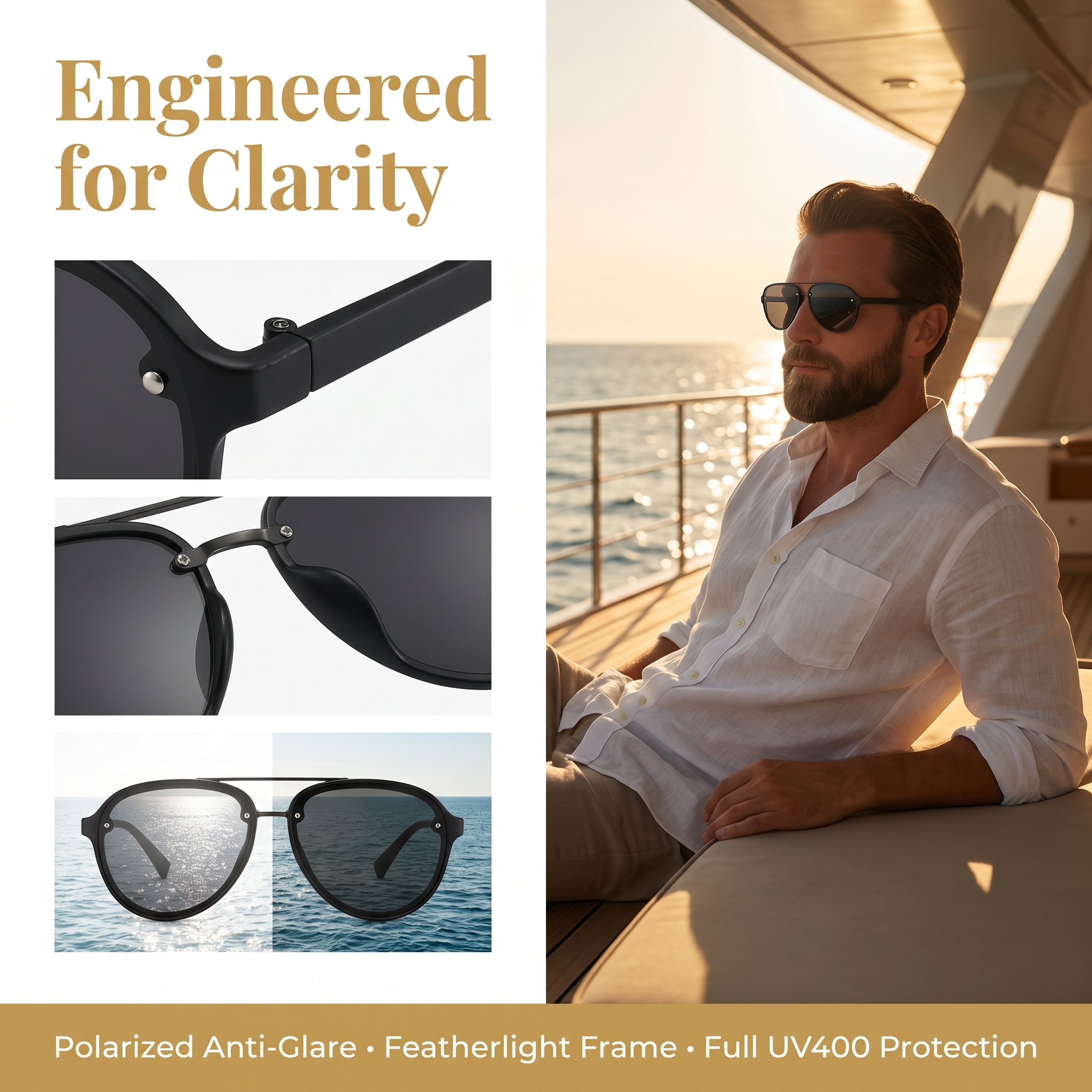CHALK Polarized Men's Sunglass – Fishing Sunglasses Polarized recenzja i cena