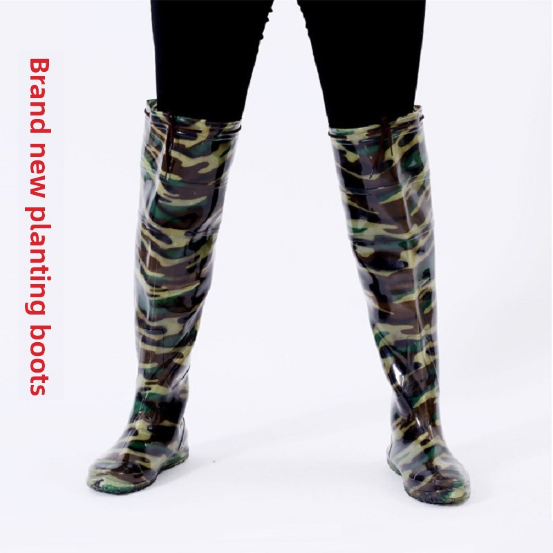 New Men's Long Tube Rain Boots – Fishing Boots recenzja i cena