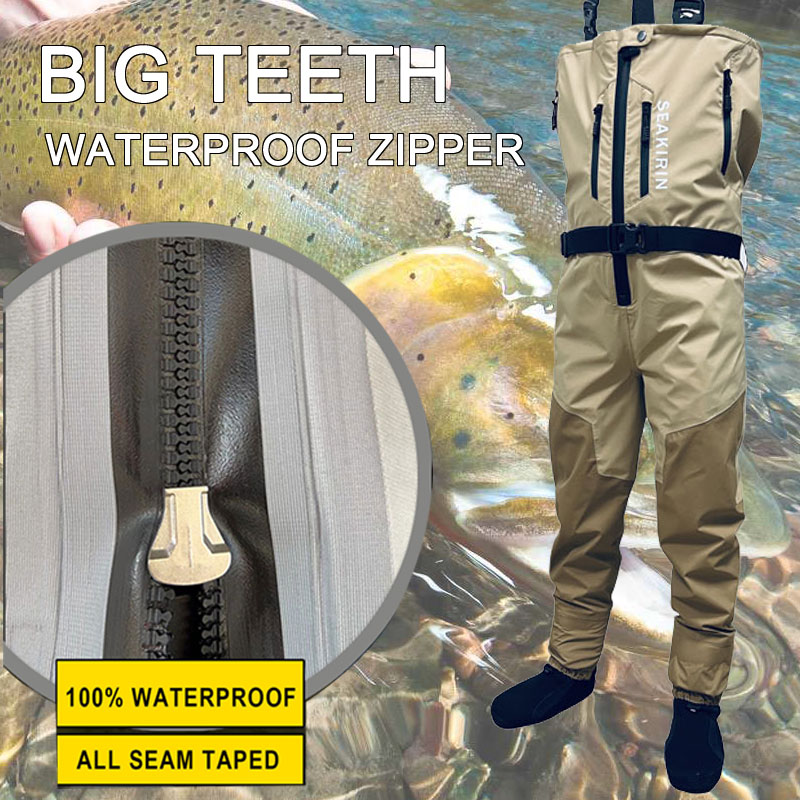 Zip-front Breathable Stout Che – Fishing Pants Waterproof recenzja i cena