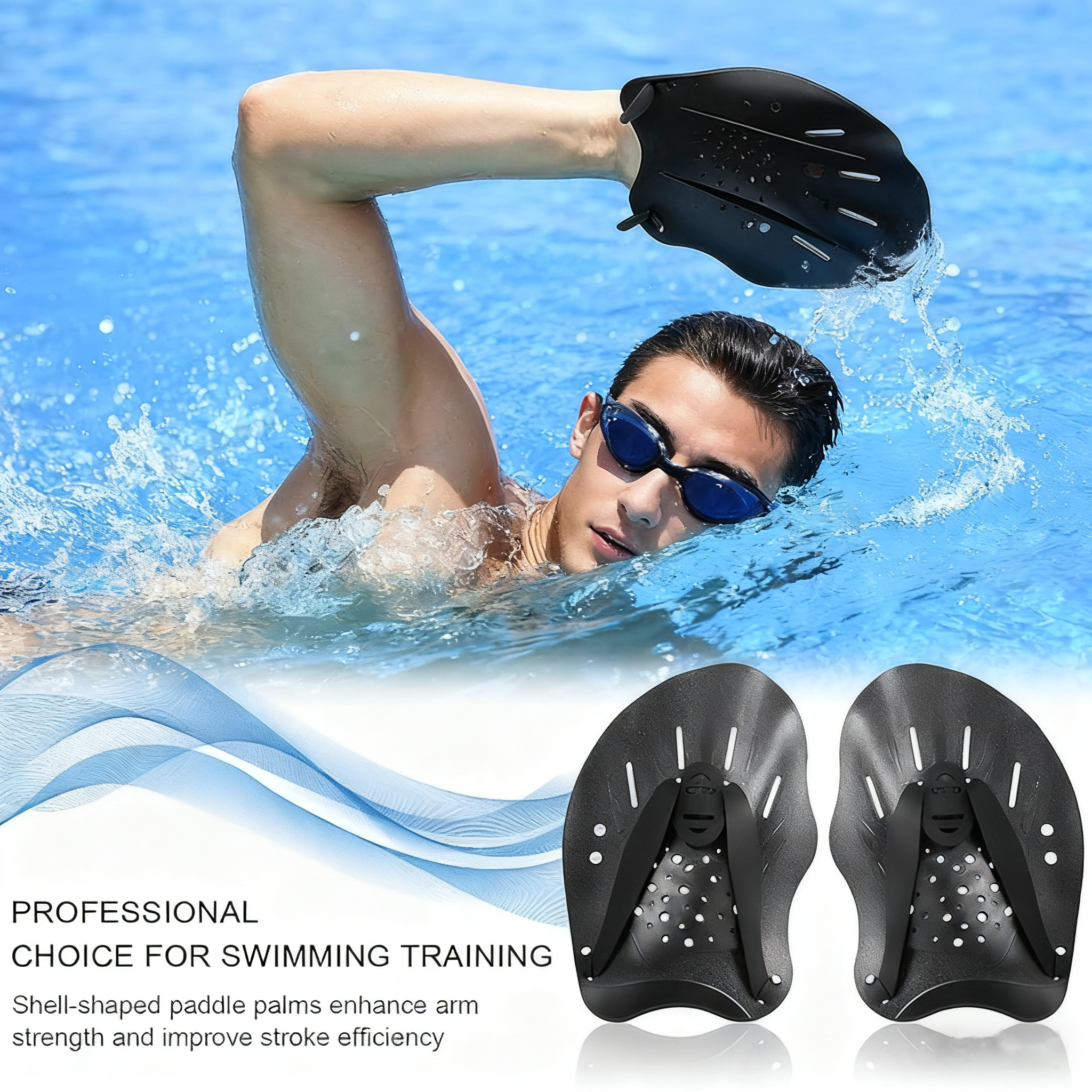 Adjustable Swimming Hand Paddl – Fishing Gloves recenzja i cena
