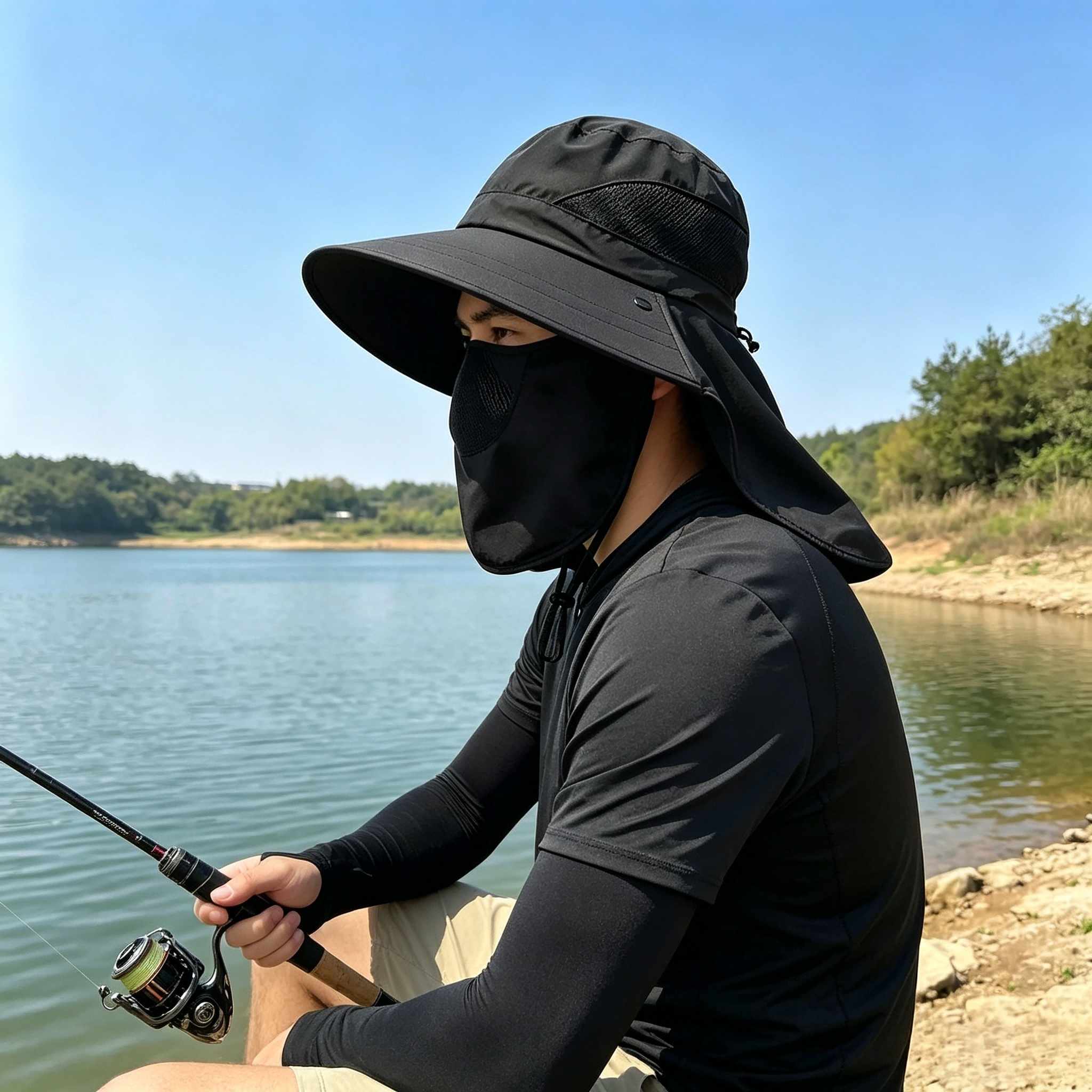 Full Face Neck Coverage Sun Ha – Fishing Hat recenzja i cena