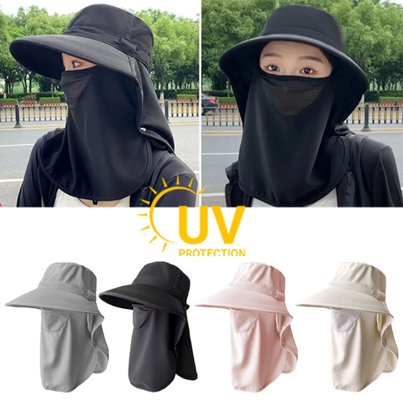 Full Coverage Sun Hat with Fac – Fishing Mask Sun Protection recenzja i cena