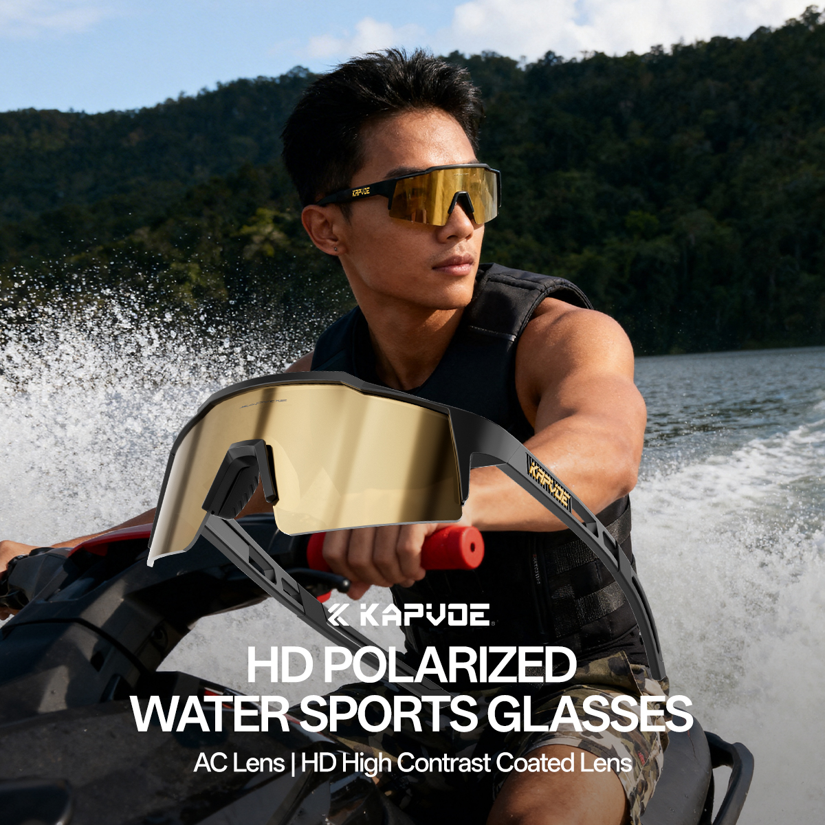 KAPVOE UV400 Anti-glare Surfin – Fishing Sunglasses Polarized recenzja i cena