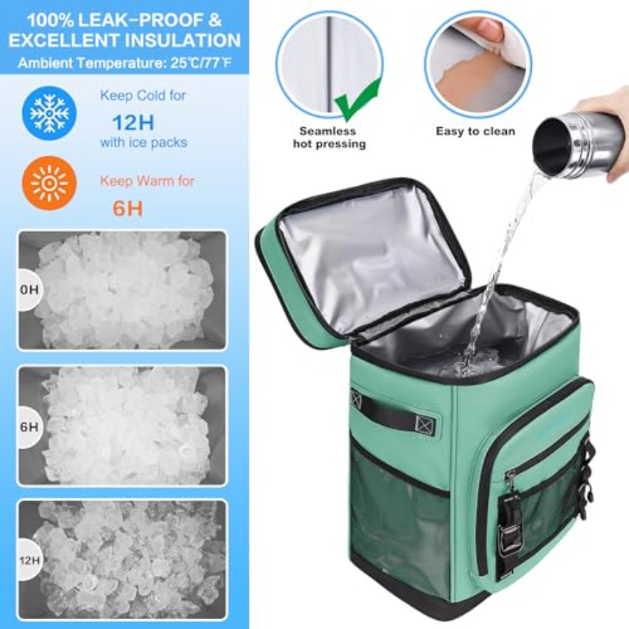 Large Waterproof Insulated Coo – Fishing Backpack recenzja i cena