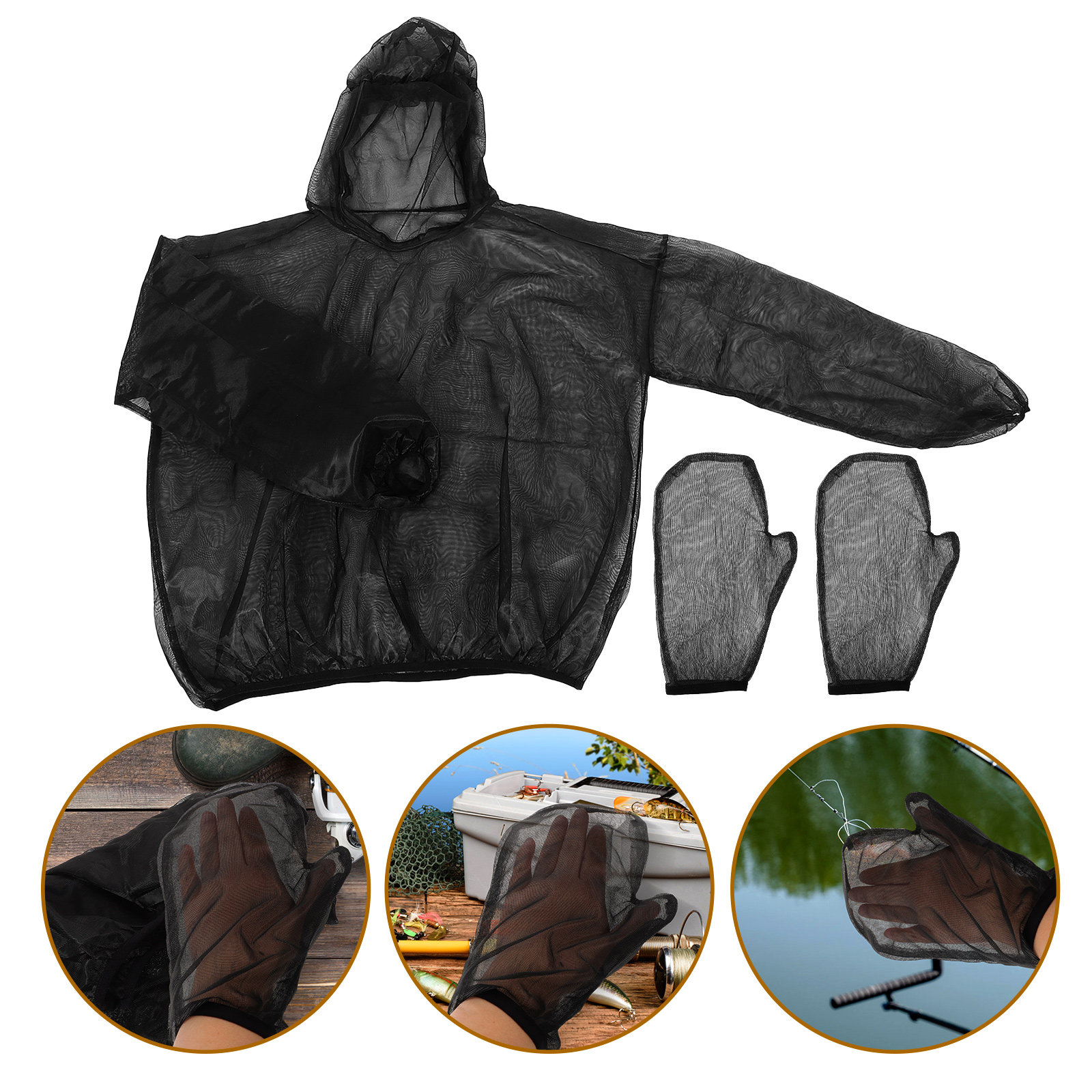 1Set Anti Insect Mesh Suit Ful – Fishing Gloves recenzja i cena