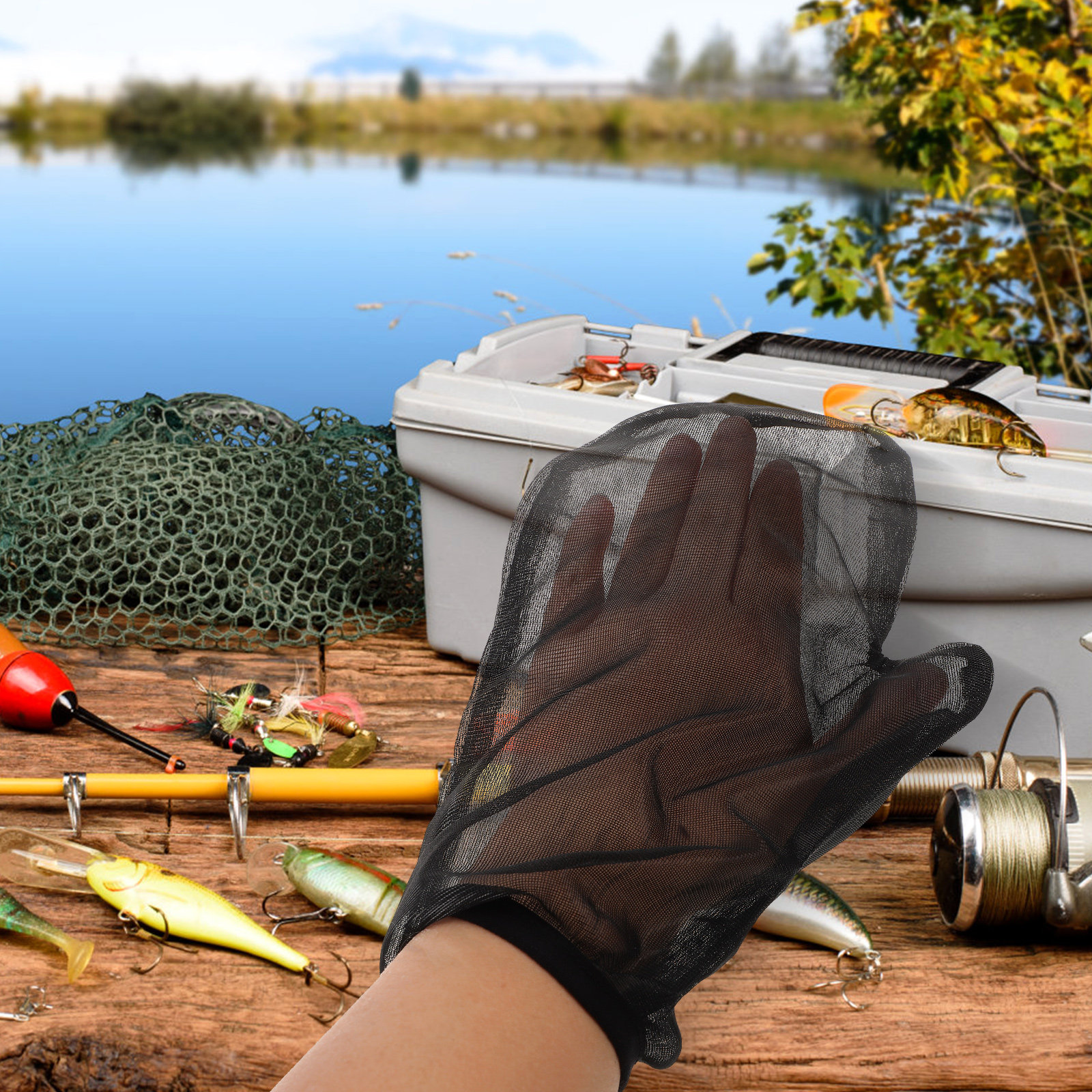 1Set Anti Insect Mesh Suit Ful – Fishing Gloves recenzja i cena