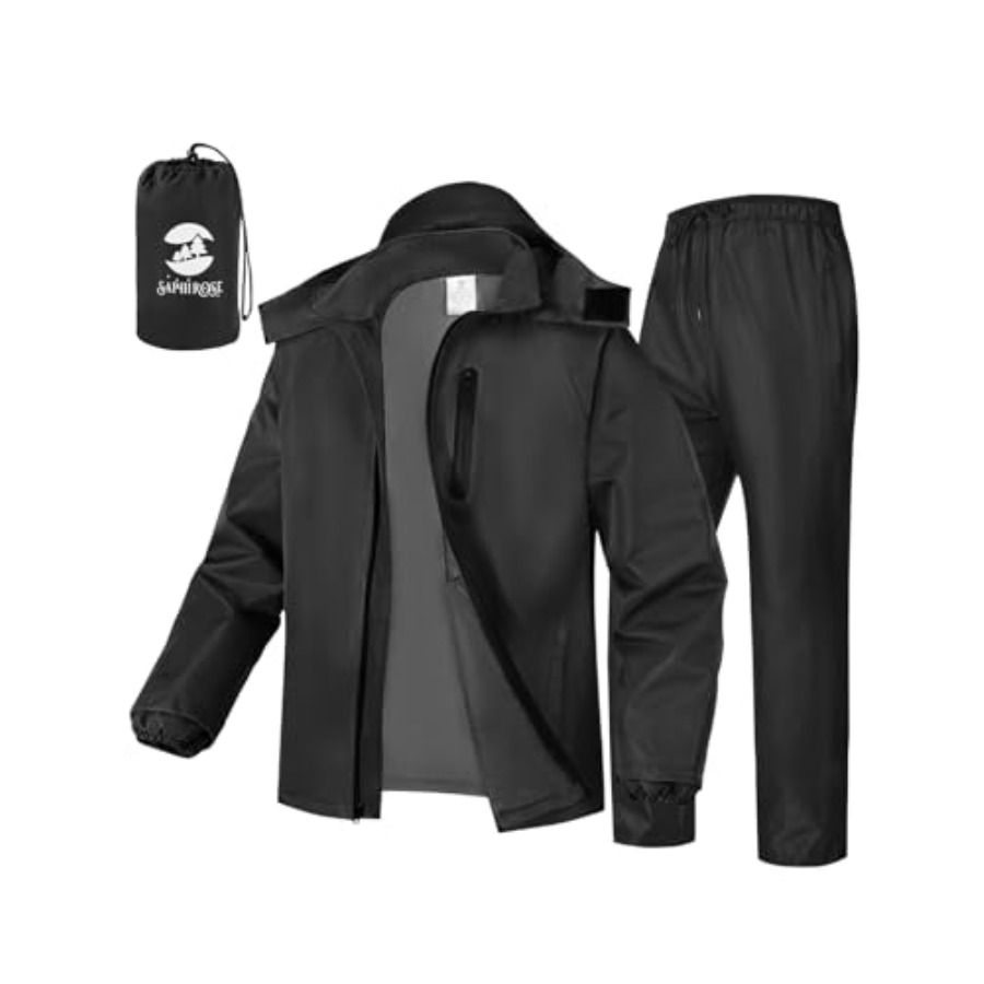 Men's Waterproof Rain Gear 2pc – Fishing Rain Suit recenzja i cena