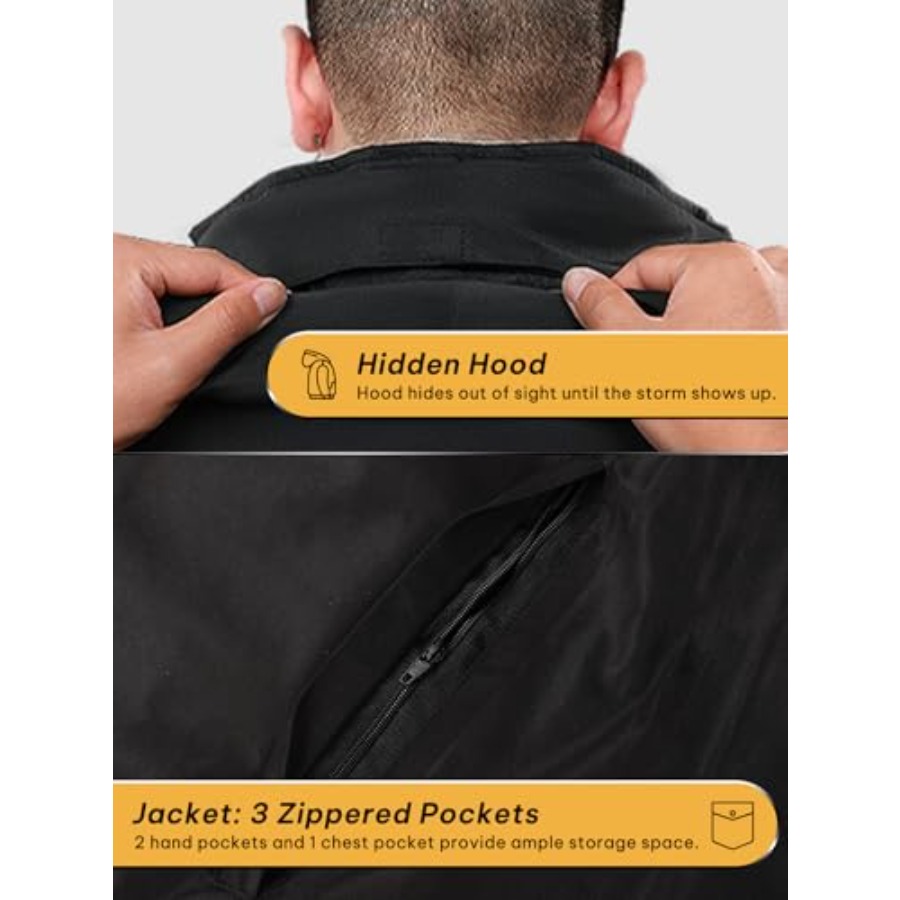 Men's Waterproof Rain Gear 2pc – Fishing Rain Suit recenzja i cena
