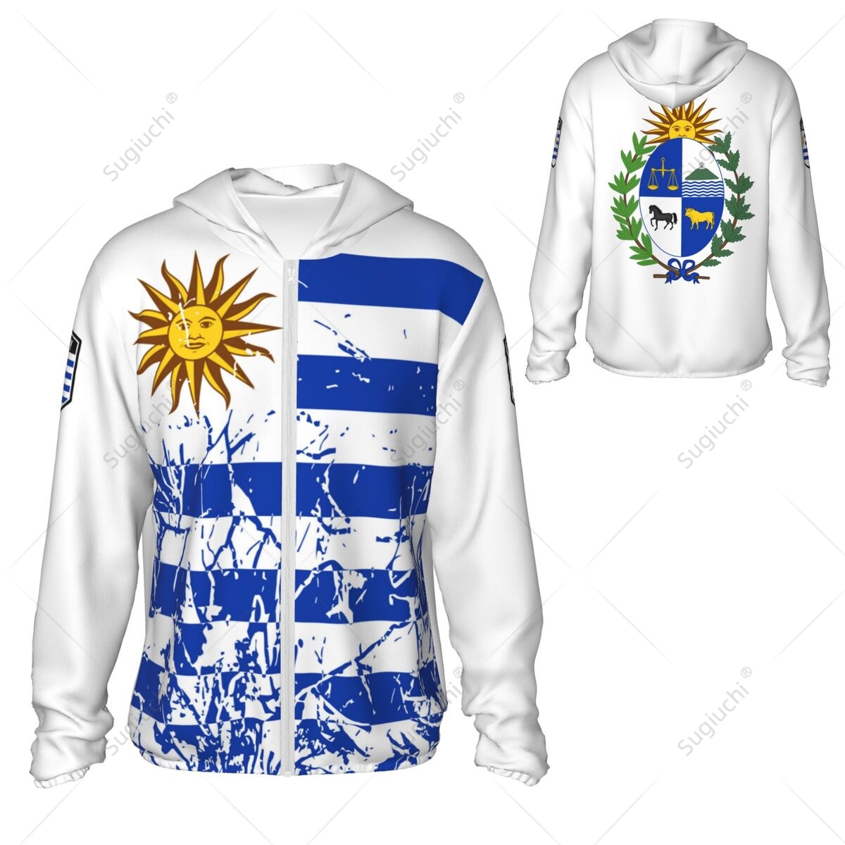 Uruguay Flag Sun Protection Ho – Fishing Hoodie recenzja i cena
