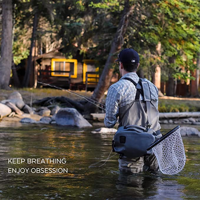 Men's Fly Fishing Waders Three – Fishing Pants Waterproof recenzja i cena