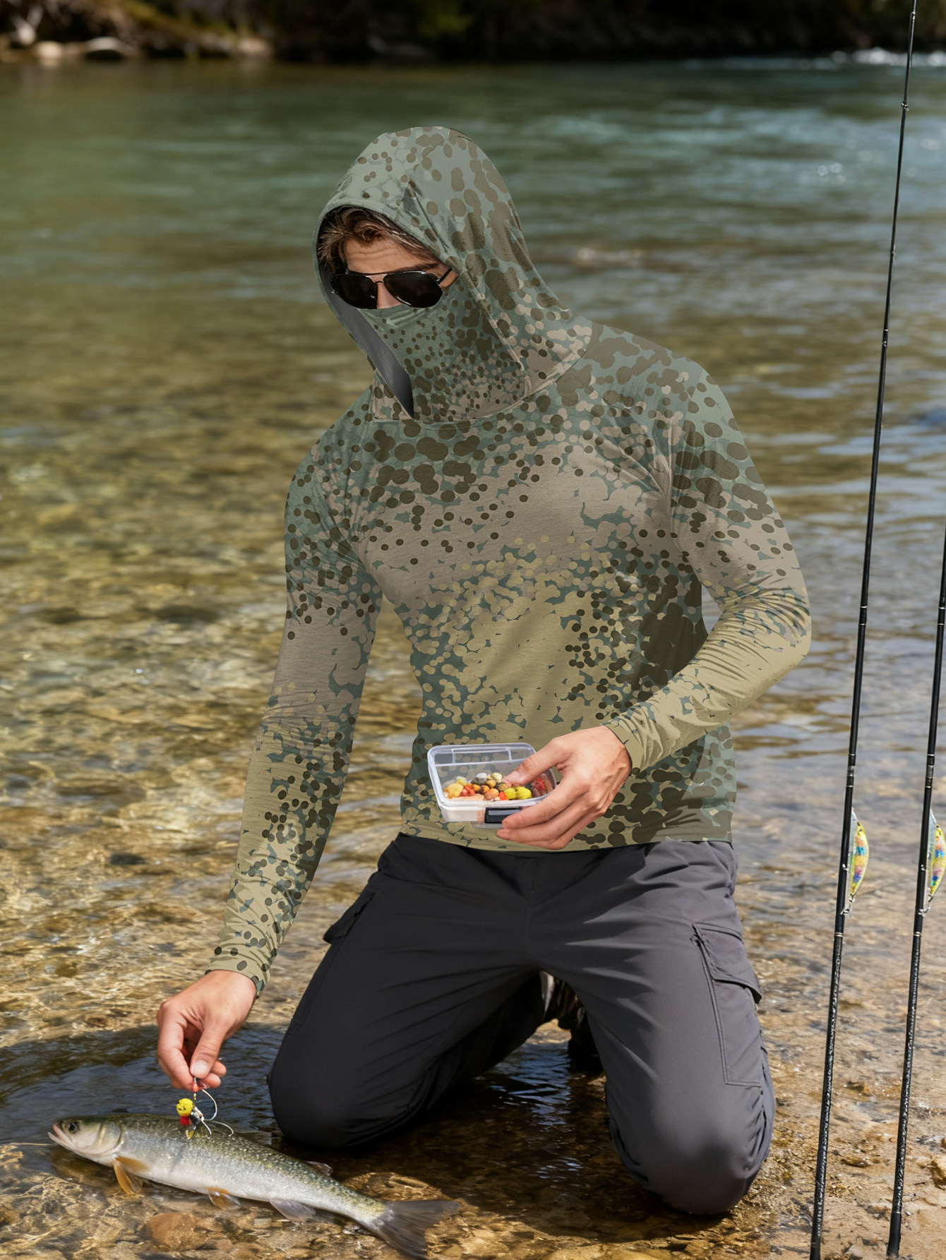 Men's Fishing Hooded Long-Slee – Fishing Hoodie recenzja i cena