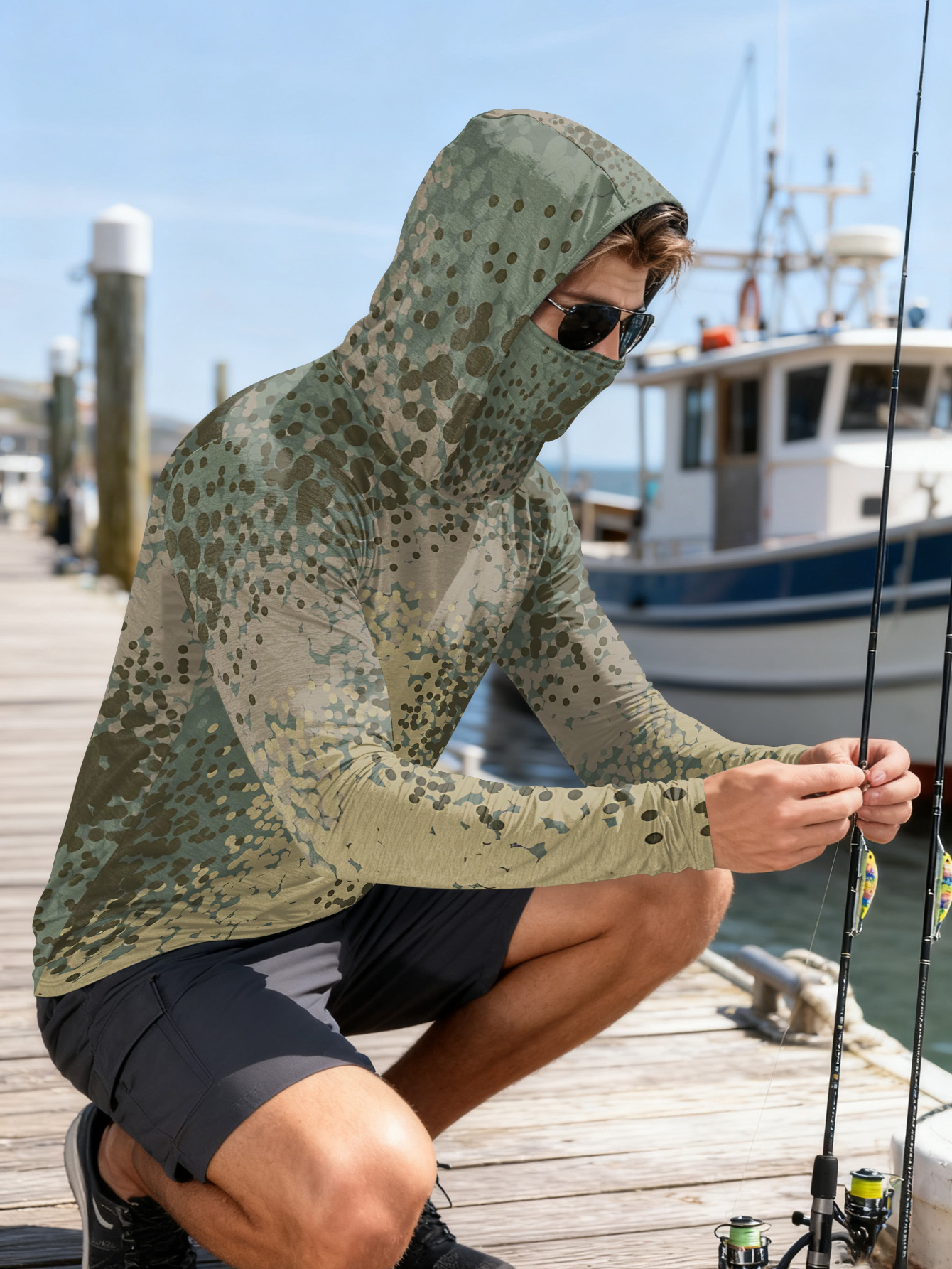 Men's Fishing Hooded Long-Slee – Fishing Hoodie recenzja i cena