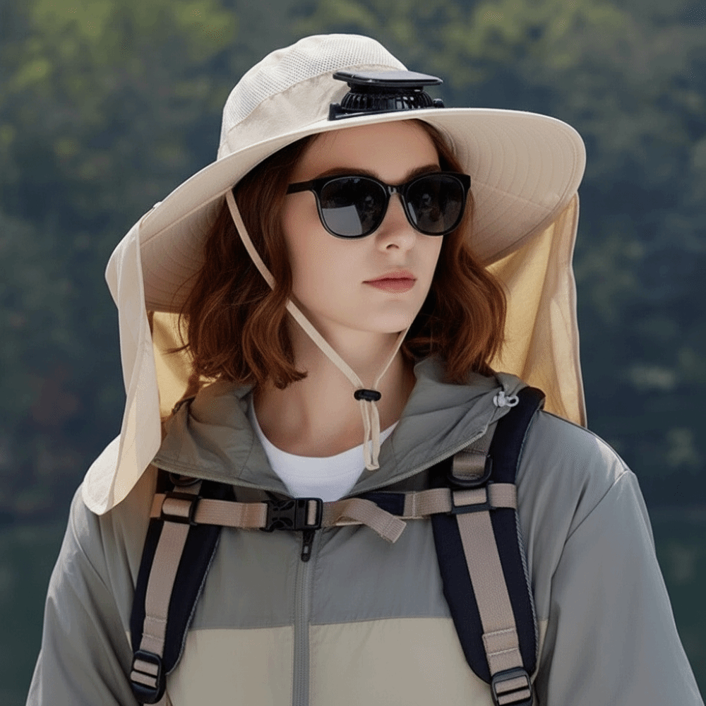 New UPF50+ Solar Fan Hat with  – Fishing Hat recenzja i cena