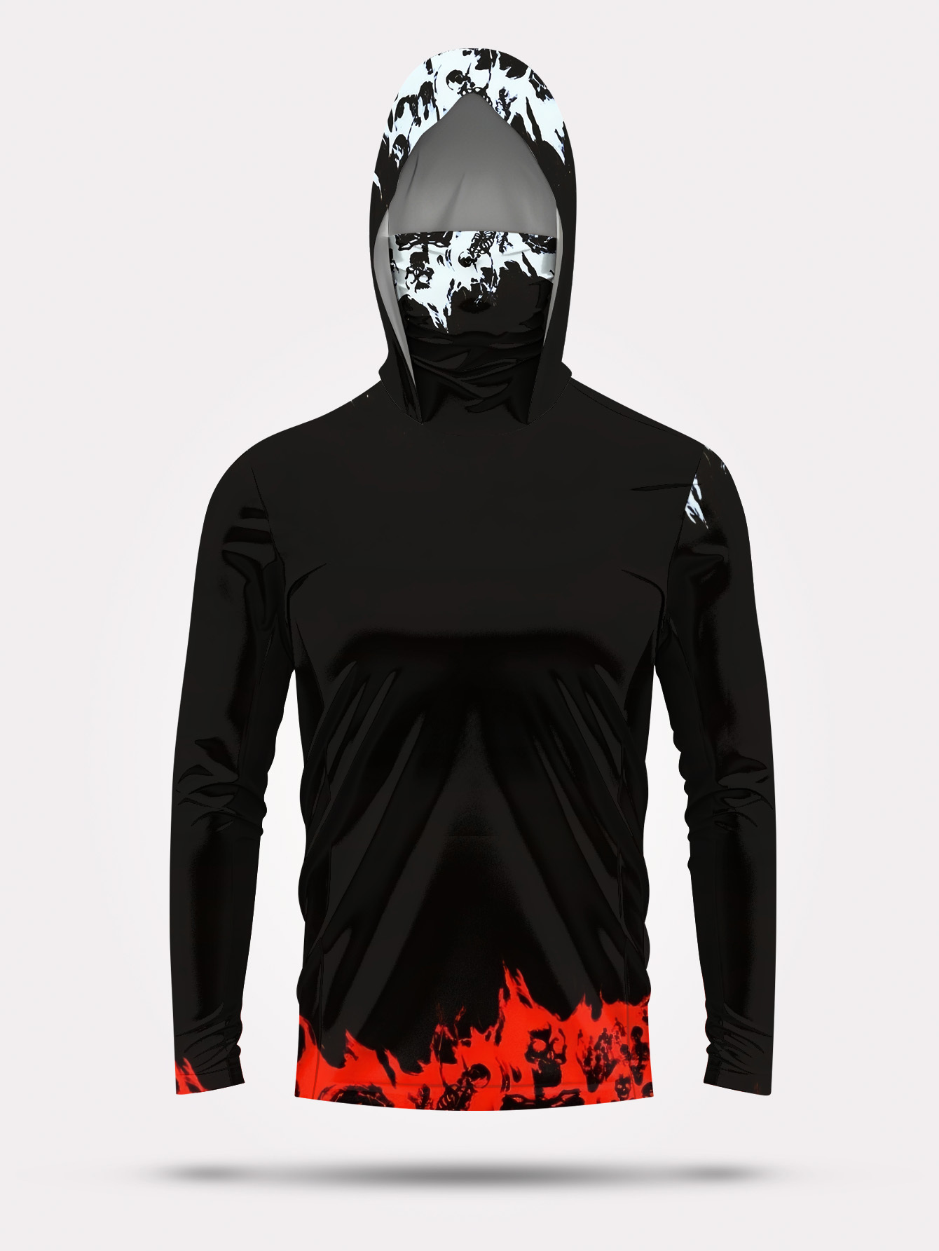 Men Hood Fishing Shirt long sl – Fishing Shirt Uv Protection recenzja i cena