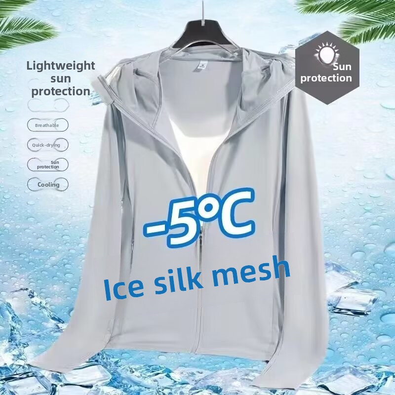 Ice Silk Men's Summer Thin Air – Fishing Shirt Uv Protection recenzja i cena