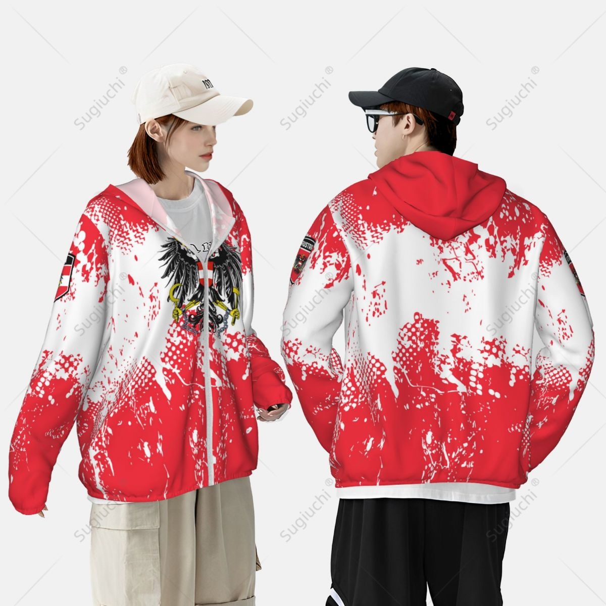 Austria Flag Sun Protection Ho – Fishing Hoodie recenzja i cena