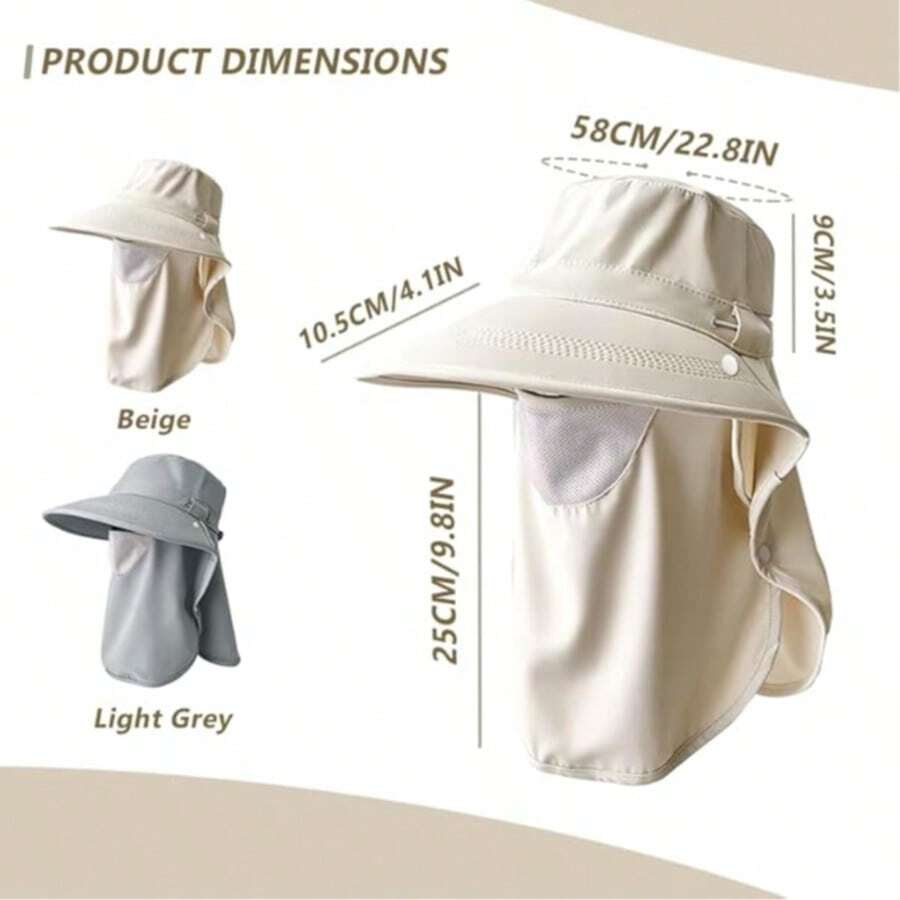 Women Wide Brim Sun Hat With F – Fishing Mask Sun Protection recenzja i cena