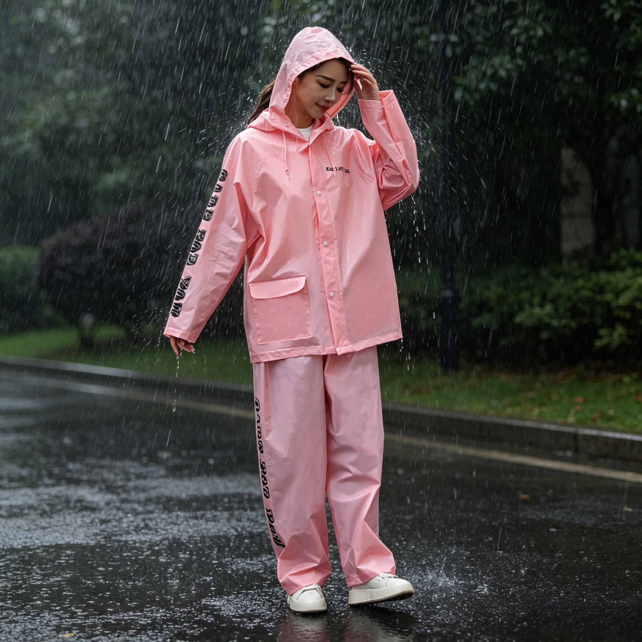 Packable Two Piece Waterproof  – Fishing Rain Suit recenzja i cena