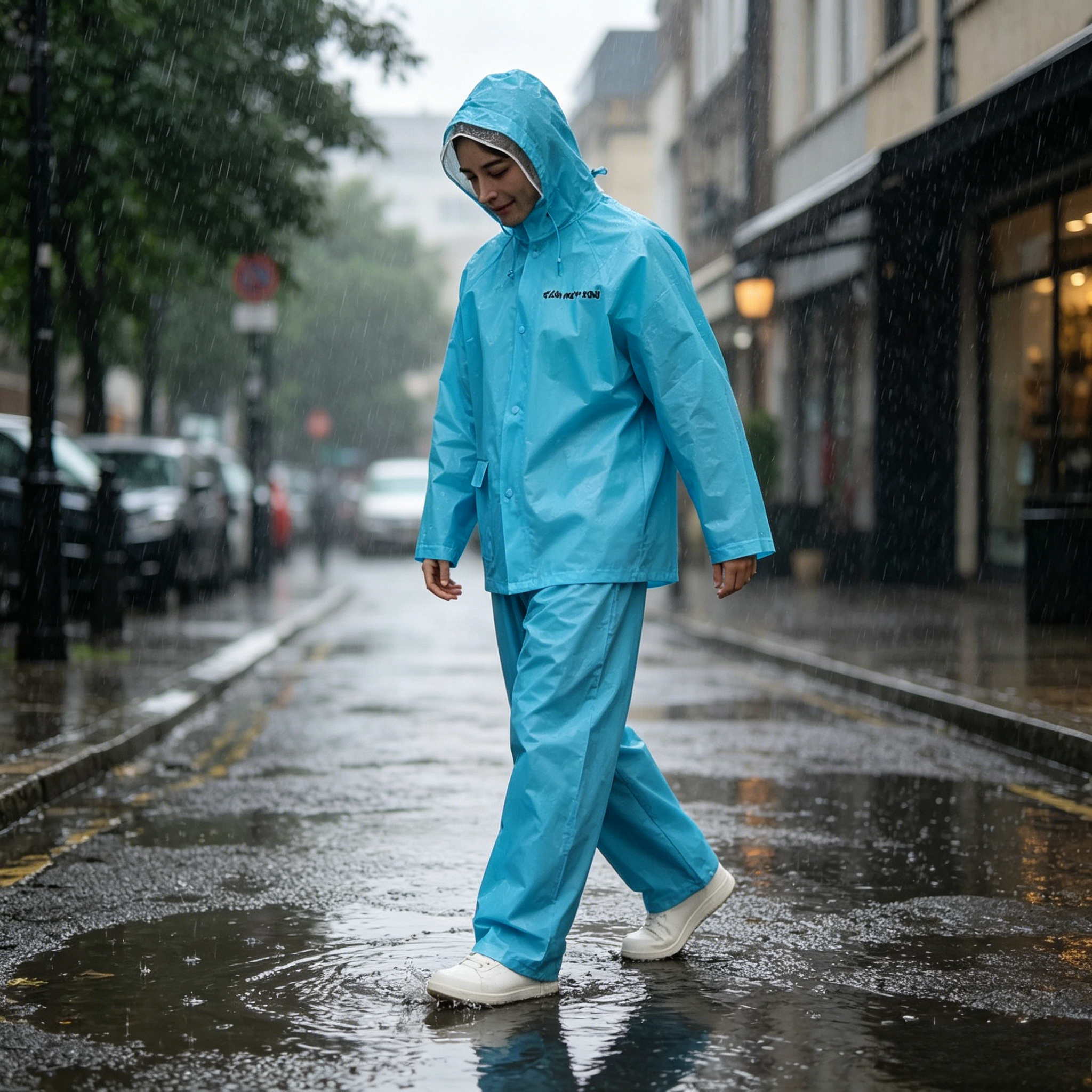 Packable Two Piece Waterproof  – Fishing Rain Suit recenzja i cena