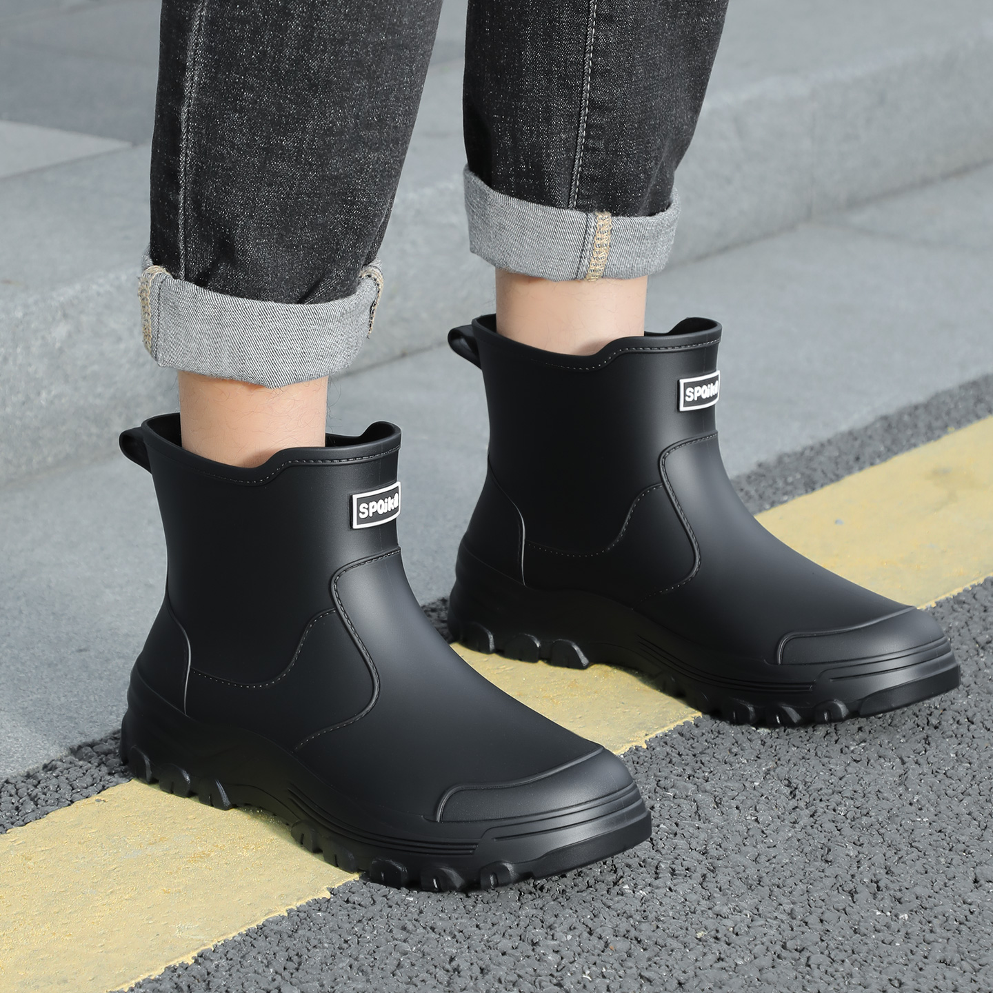 Fashionable new style men's mi – Fishing Boots recenzja i cena