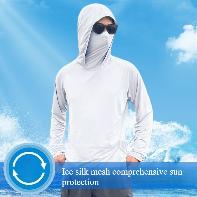 Summer Men's Hooded Sunscreen  – Fishing Hoodie recenzja i cena