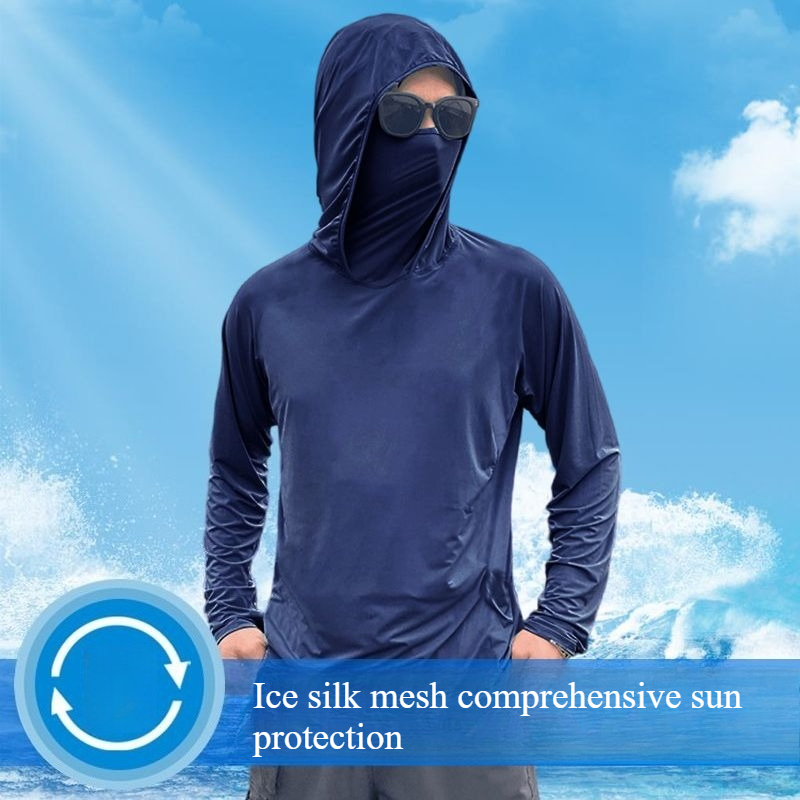 Summer Men's Hooded Sunscreen  – Fishing Hoodie recenzja i cena