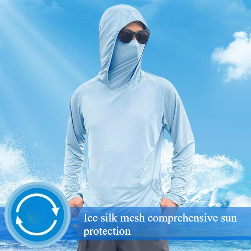 Summer Men's Hooded Sunscreen  – Fishing Hoodie recenzja i cena