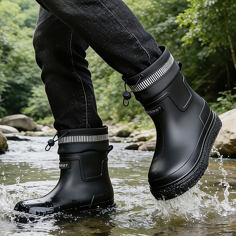 Men Rain Shoes Outdoor Waterpr – Fishing Boots recenzja i cena