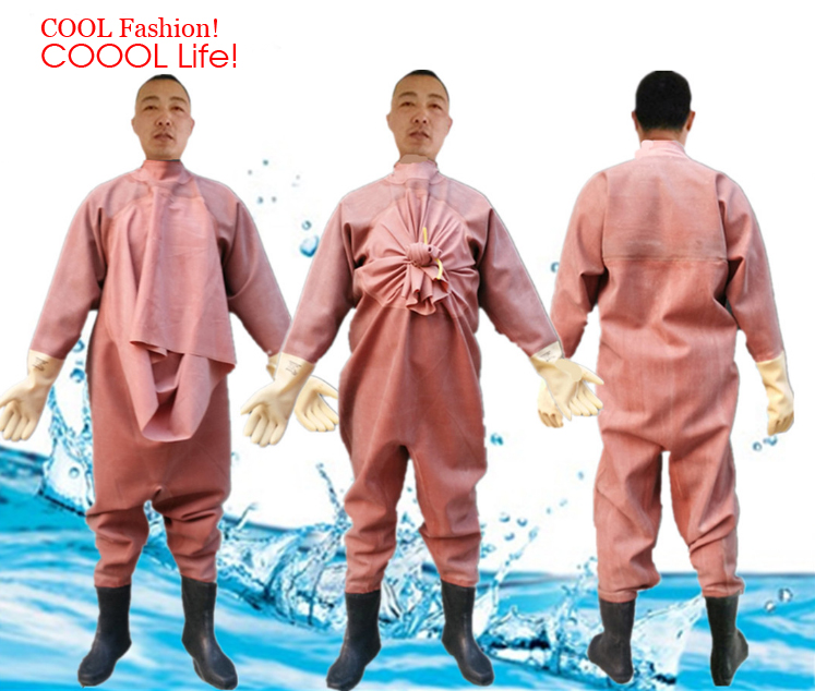 1mm Men Women Rubber Wader Sui – Fishing Rain Suit recenzja i cena