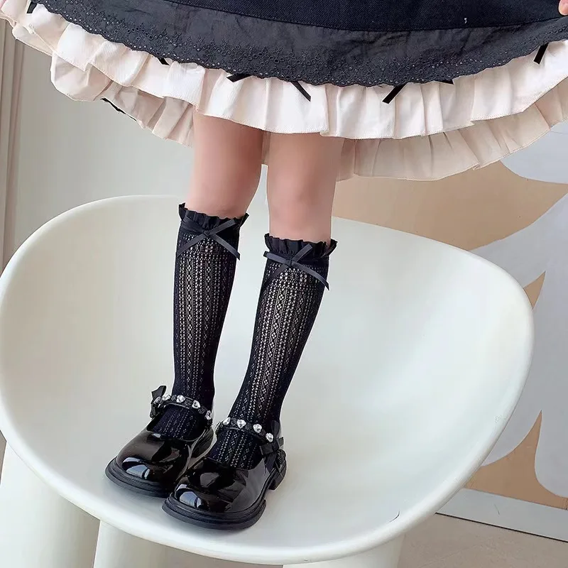 Girls Long Tube Lace Stockings – Fishing Socks recenzja i cena