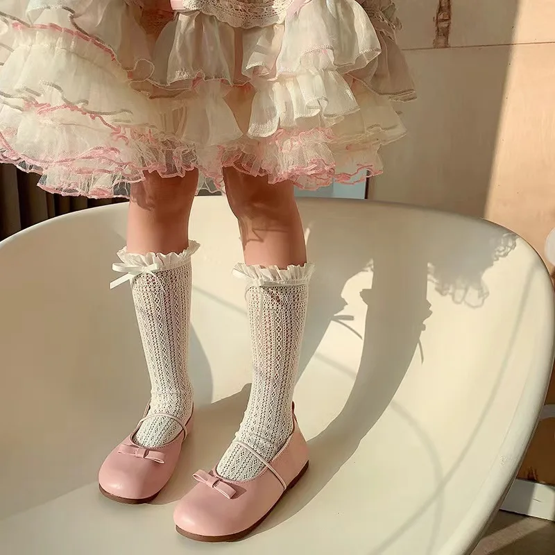 Girls Long Tube Lace Stockings – Fishing Socks recenzja i cena