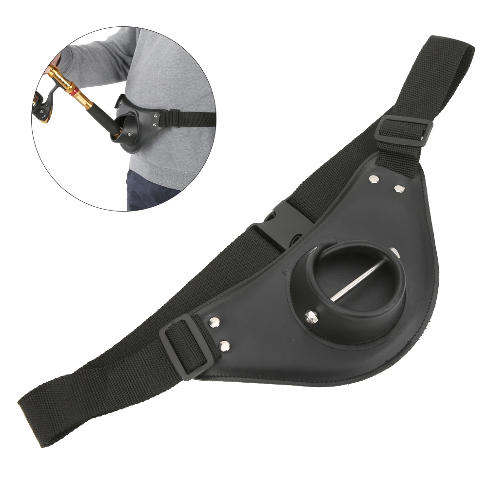 Black PU Leather Adjustable Ro – Fishing Belt recenzja i cena