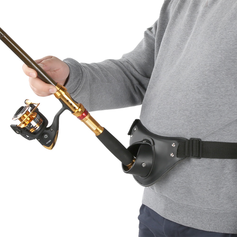 Black PU Leather Adjustable Ro – Fishing Belt recenzja i cena