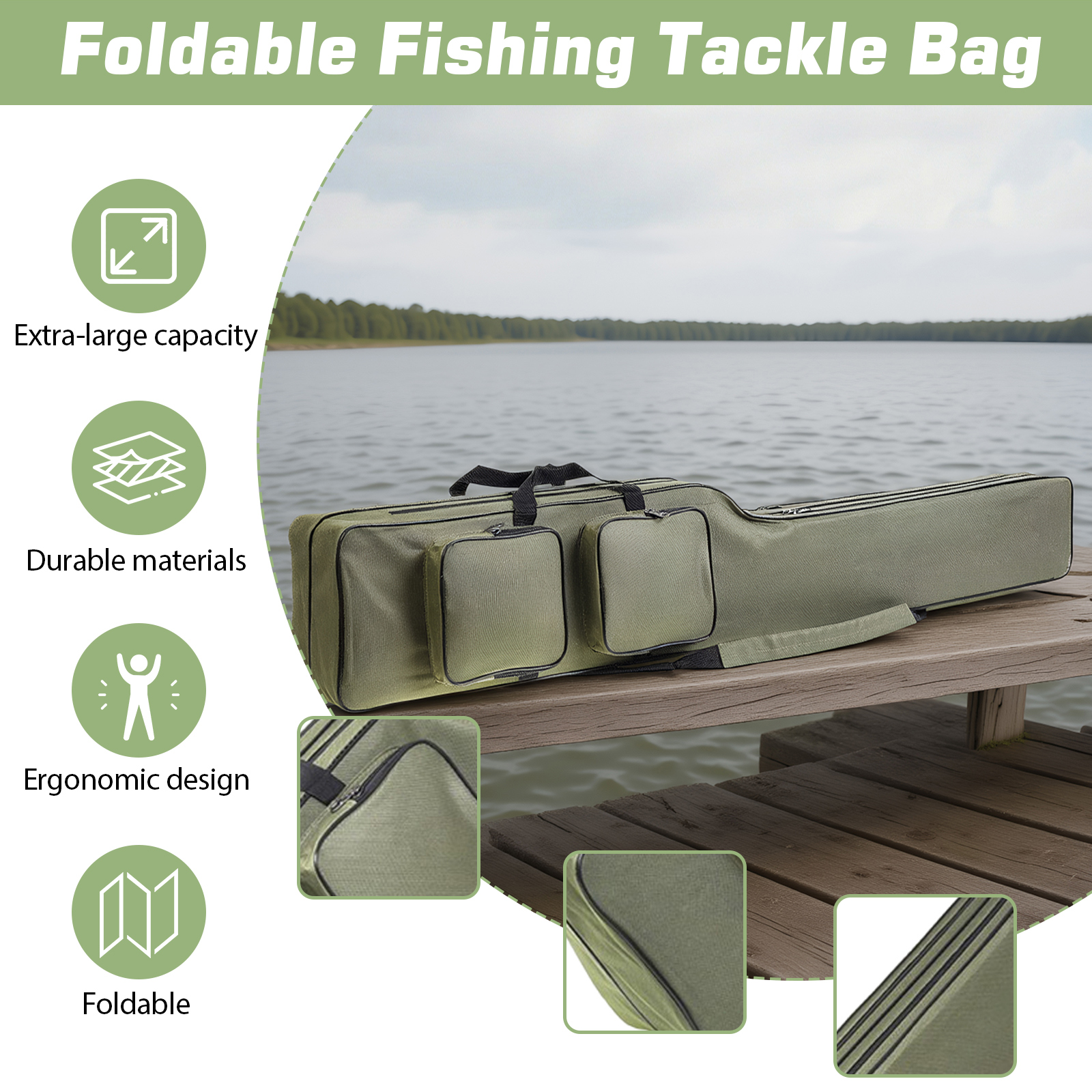 Fishing Rod Bags 150cm Waterpr – Fishing Bag Waterproof recenzja i cena