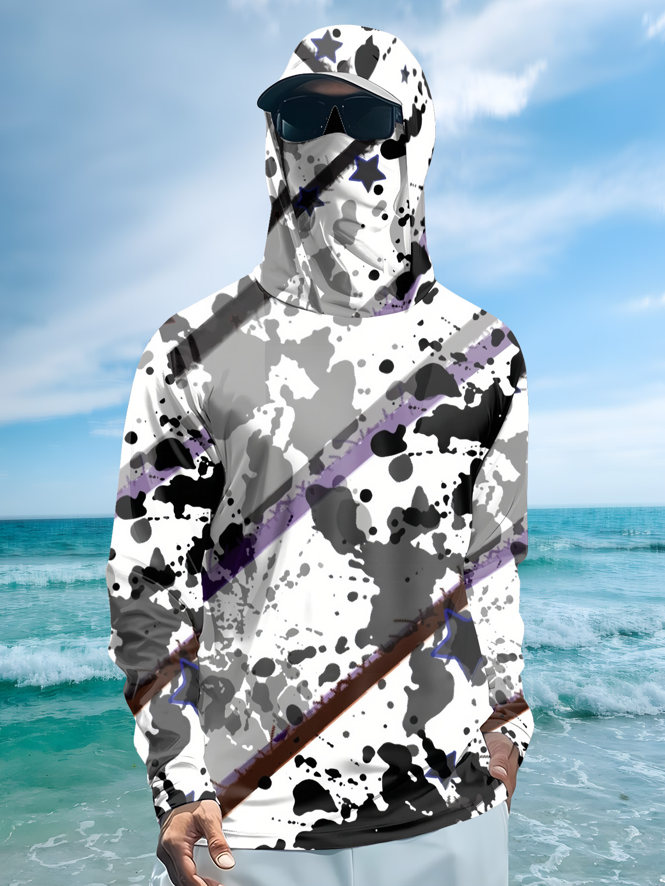 Men Hood Fishing Shirt long sl – Fishing Hoodie recenzja i cena