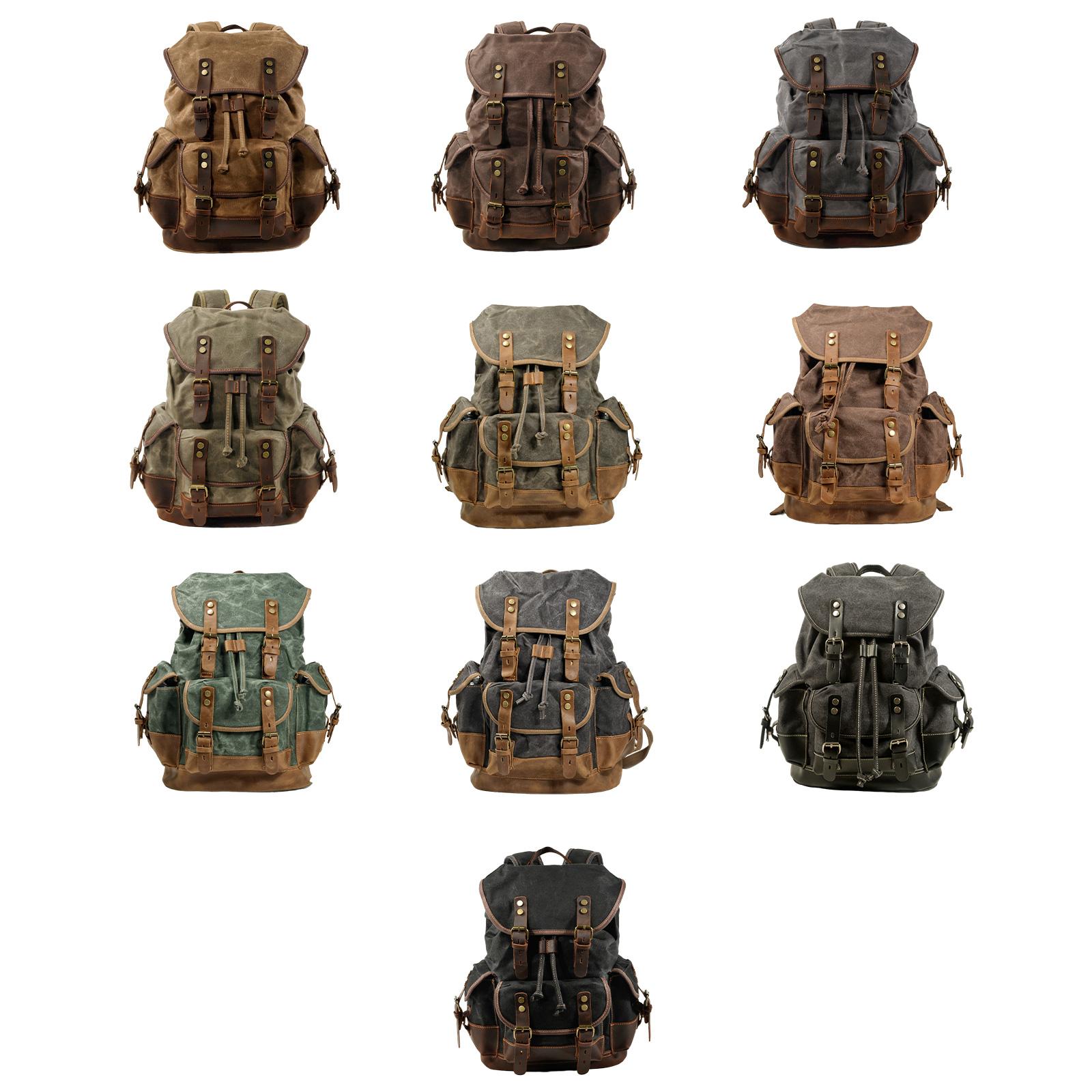 Canvas Backpack Outdoor Hiking – Fishing Backpack recenzja i cena