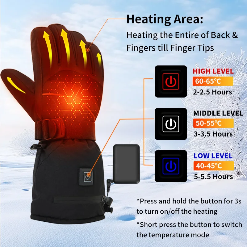USB Rechargeable Heated Motorc – Fishing Gloves recenzja i cena