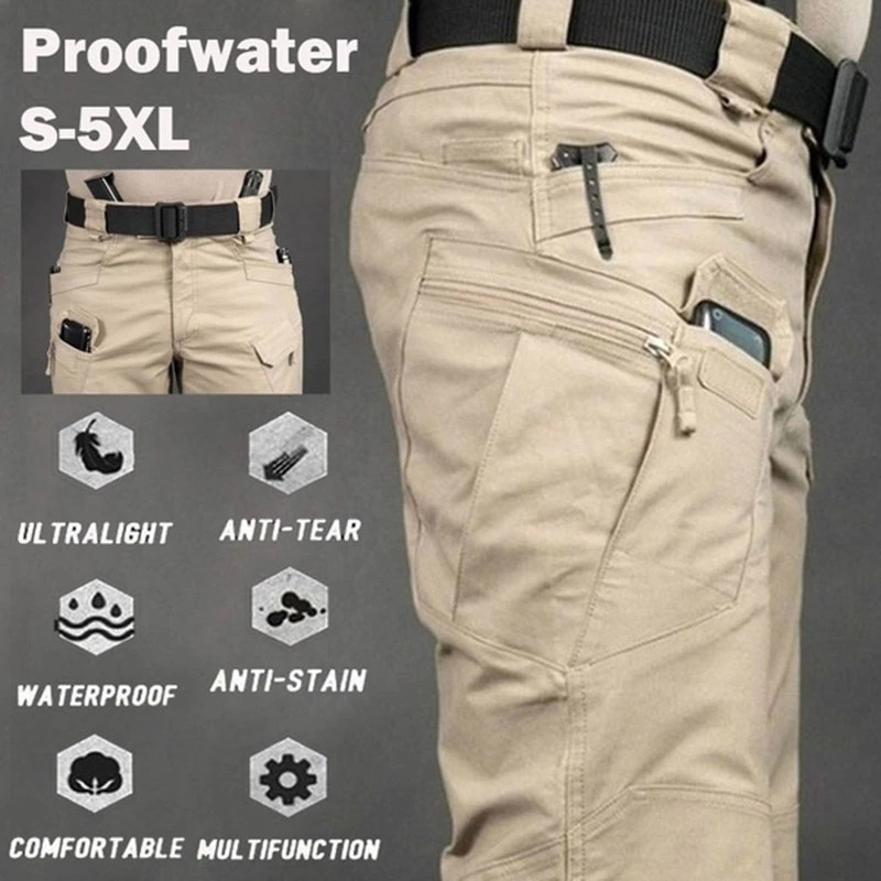 Men's Tactical Cargo Pants 6XL – Fishing Pants Waterproof recenzja i cena