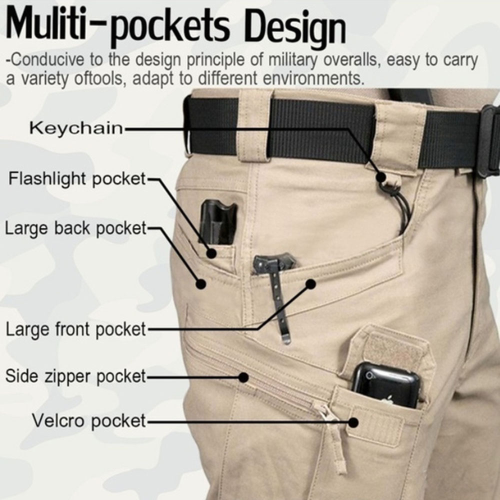 Men's Tactical Cargo Pants 6XL – Fishing Pants Waterproof recenzja i cena